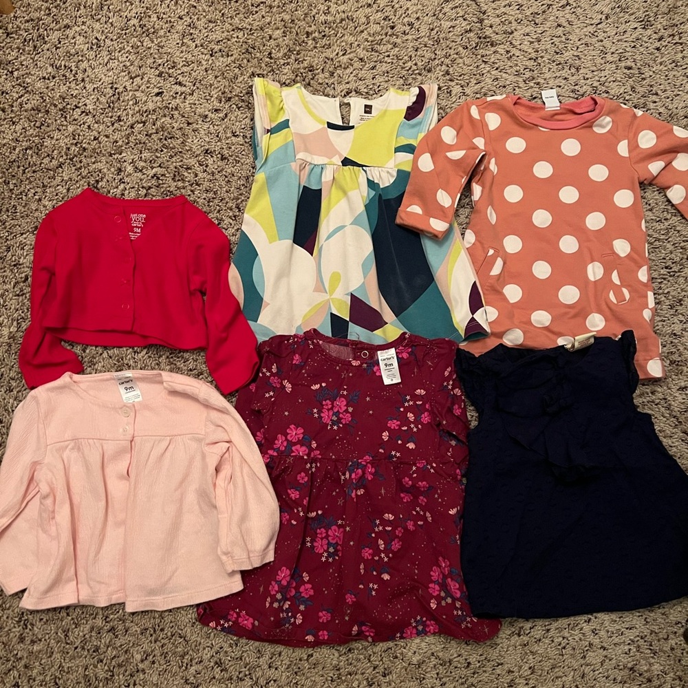 Bundle baby dress and cardigan 9months